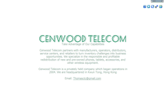 Desktop Screenshot of cenwoodinternational.com